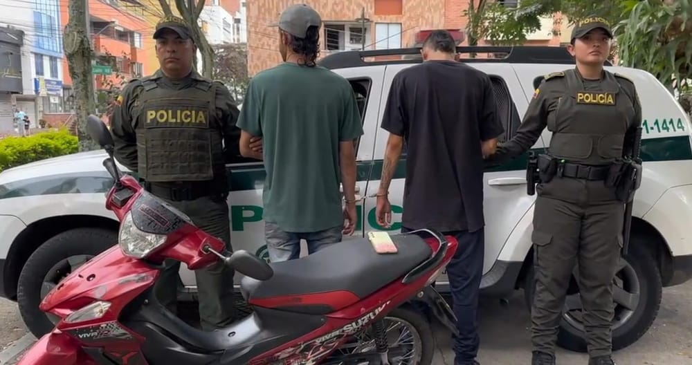Peligrosos hampones fueron capturados en Bucaramanga imagen de la publicación