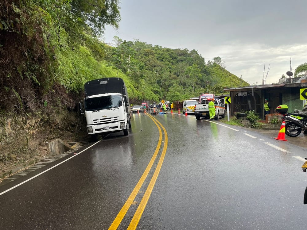Edwing Villar se dejó la vida contra un camión Vía Barrancabermeja imagen de la publicación