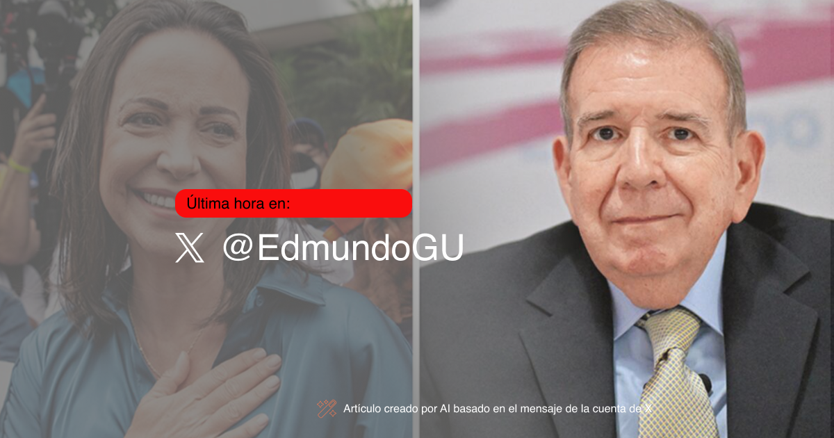 Mensaje de Edmundo González en X destaca el sacrificio de los atletas venezolanos en las Olimpiadas imagen de la publicación