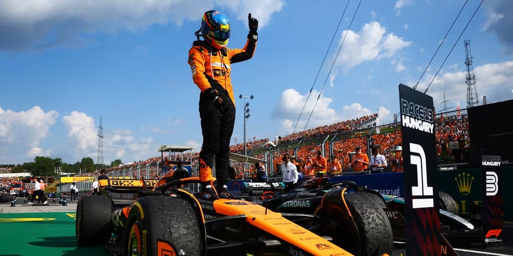 Oscar Piastri brilla en Hungría: primera victoria y doble podio para McLaren imagen de la publicación