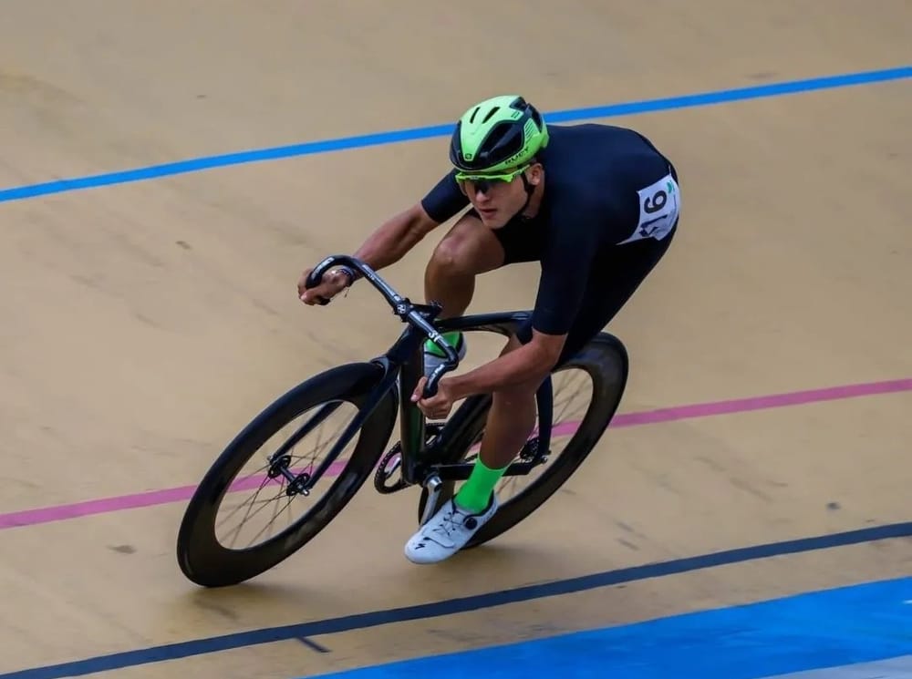 Santandereano Juan Diego Bautista en Mundial Junior de Pista imagen de la publicación