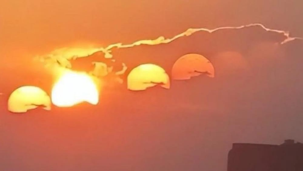 Siete soles aparecieron en una ciudad imagen de la publicación