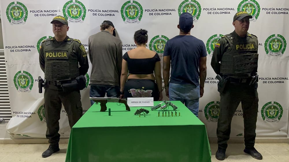 Criminales paseaban armados por el Sur de Bucaramanga imagen de la publicación