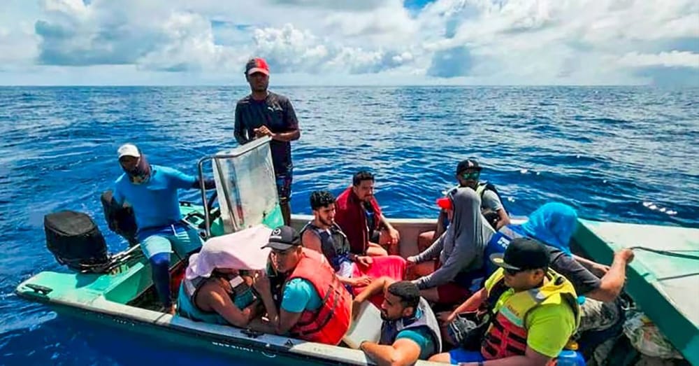 Rescatan a ocho migrantes irregulares en San Andrés imagen de la publicación