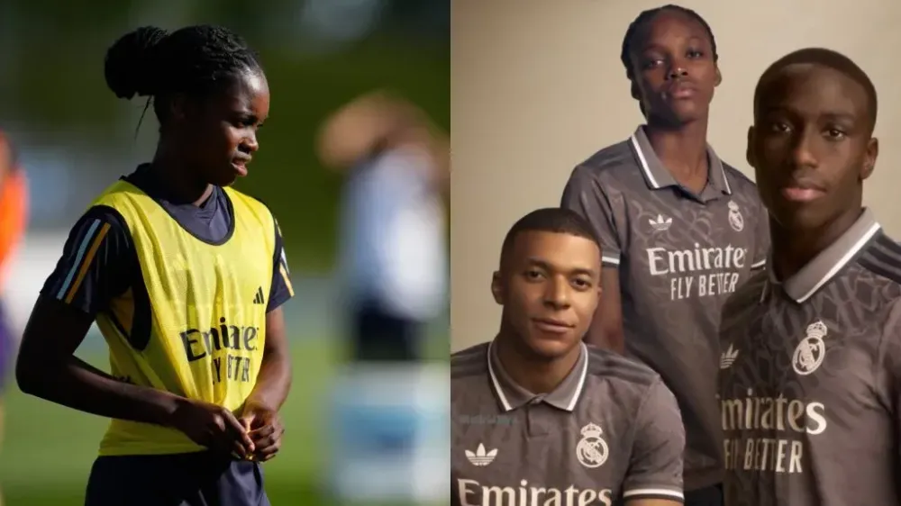 Linda Caicedo junto con algunas estrellas del Madrid, lanzan nueva camiseta imagen de la publicación
