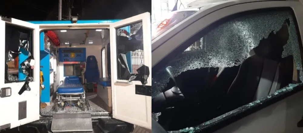 Vandalizan ambulancia del Hospital Materno Infantil en Soledad imagen de la publicación