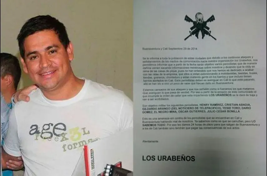 Periodista simuló amenazas en su contra y contra seis colegas para obtener beneficios de la UNP imagen de la publicación