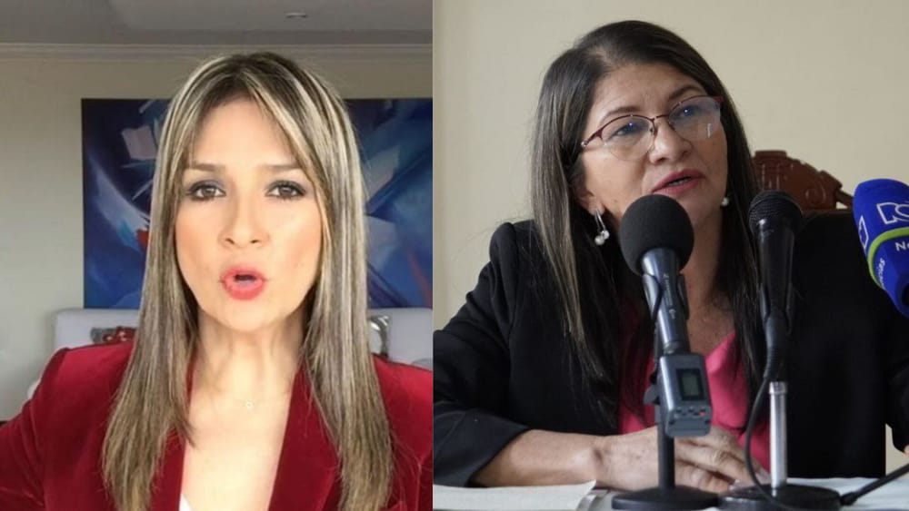 Vicky Dávila arremete contra senadora exguerrillera Sandra Ramírez imagen de la publicación