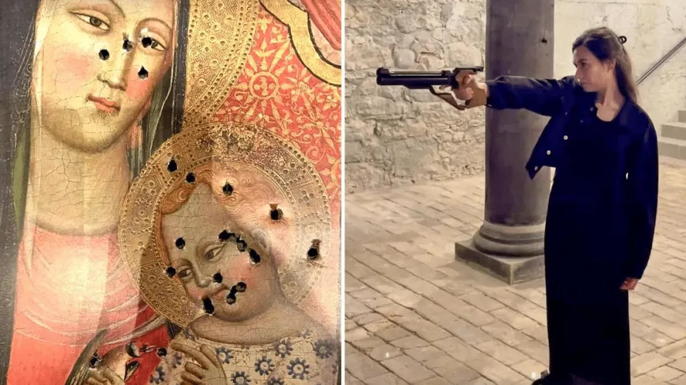 Concejala que disparó contra cartel de María y Jesús recibe amenazas imagen de la publicación