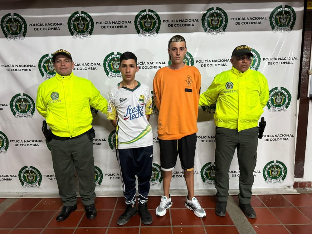 Capturan a “Keiler” y “Jeison” por hurto calificado y agravado imagen de la publicación