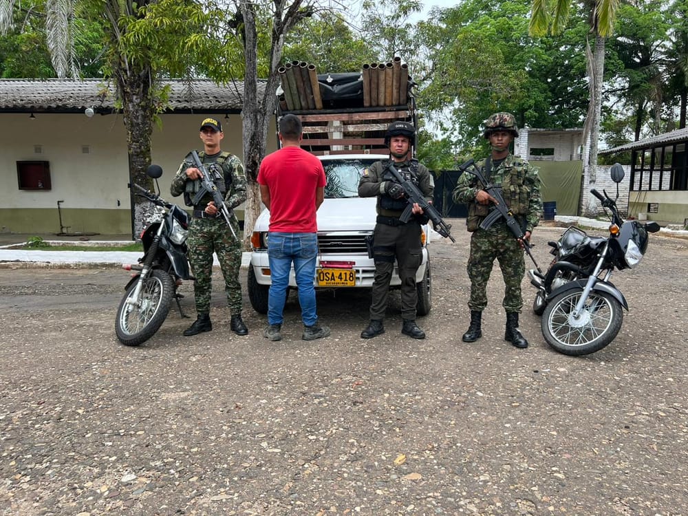 Hampón fue capturado en pleno ataque a tubería del Cira Infanta imagen de la publicación