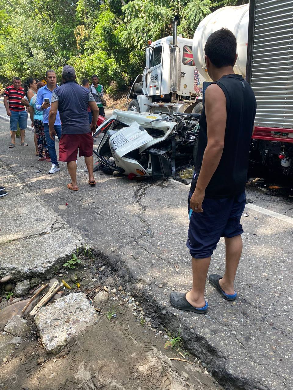 VIDEO. Accidente fatal entre La Lizama y Sabana de Torres imagen de la publicación