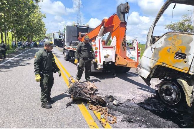 Trágico accidente en la Troncal del Magdalena Medio imagen de la publicación
