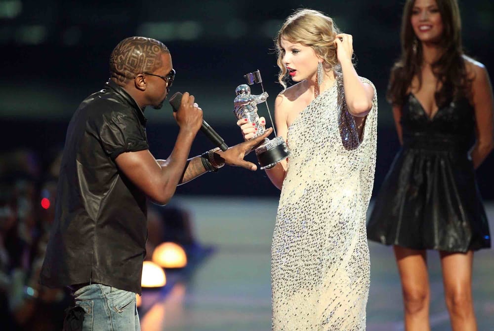 Se cumplen 15 años del incidente entre Kanye West y Taylor Swift en los MTV VMA’s imagen de la publicación