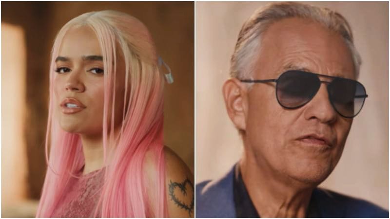 Celebridades elogian a Karol G por colaboración con Andrea Bocelli imagen de la publicación