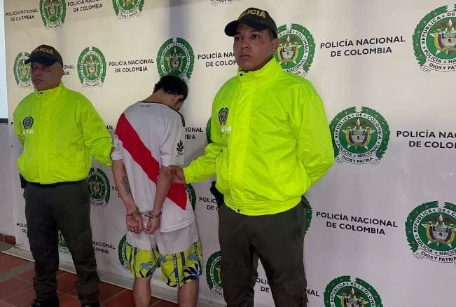 Homicida fue capturado dando vueltas por las calles de Bucaramanga imagen de la publicación