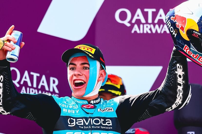 David Alonso gana en Australia, iguala récord histórico de Valentino Rossi imagen de la publicación