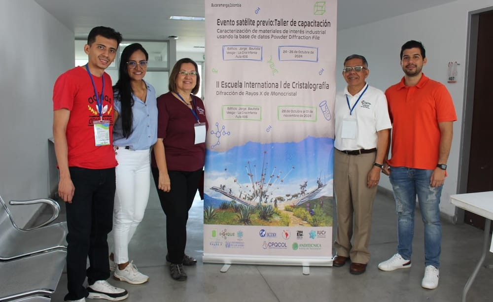 II Escuela Internacional de Cristalografía UIS imagen de la publicación