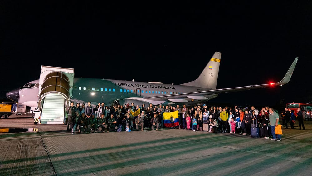 Operación de repatriación permitió retorno de 105 colombianos desde Líbano imagen de la publicación