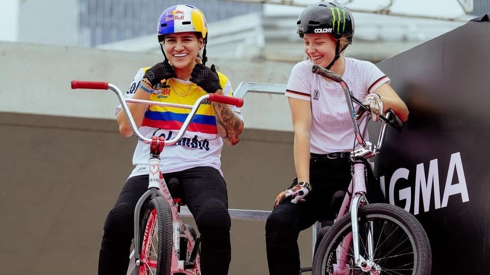 Hermanas Villegas en la final del BMX Freestyle World Series imagen de la publicación
