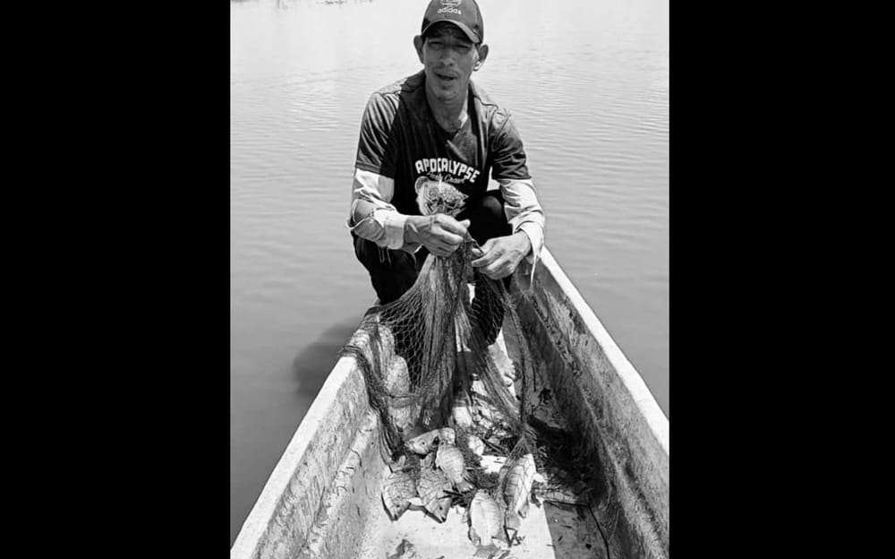 Lo único que pescó este santandereano en La Represa fue la muerte imagen de la publicación