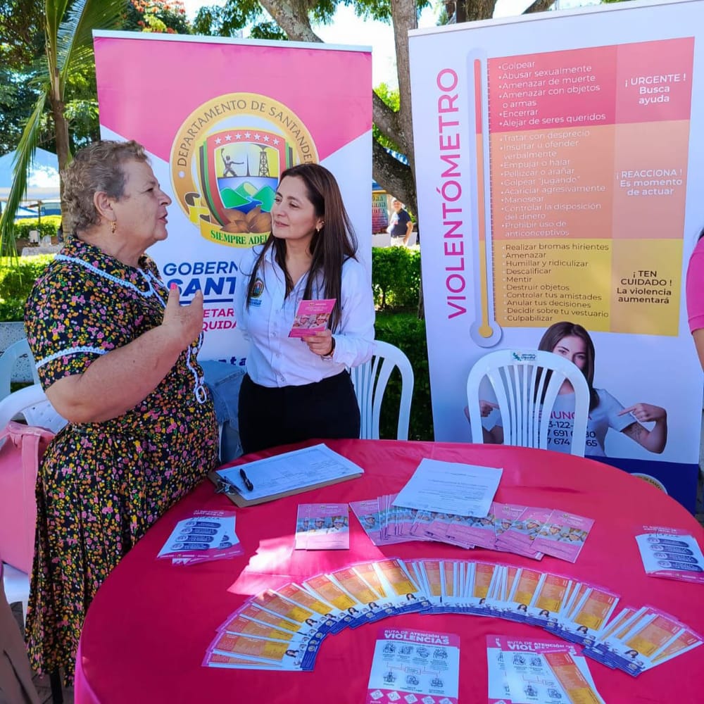 Secretaría de la Mujer en Santander fortalece lucha contra violencia de género imagen de la publicación