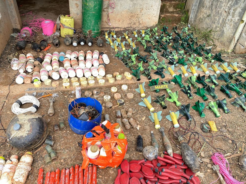 Autoridades descubren arsenal de explosivos en viviendas de El Plateado, Cauca imagen de la publicación