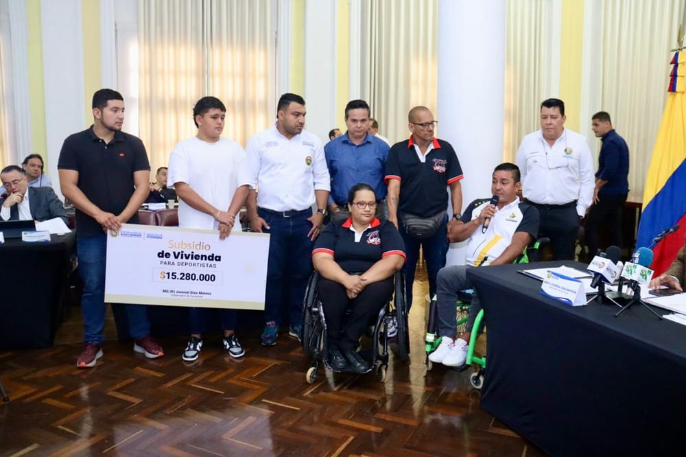 Deportistas santandereanos reciben subsidios para el mejoramiento de vivienda imagen de la publicación