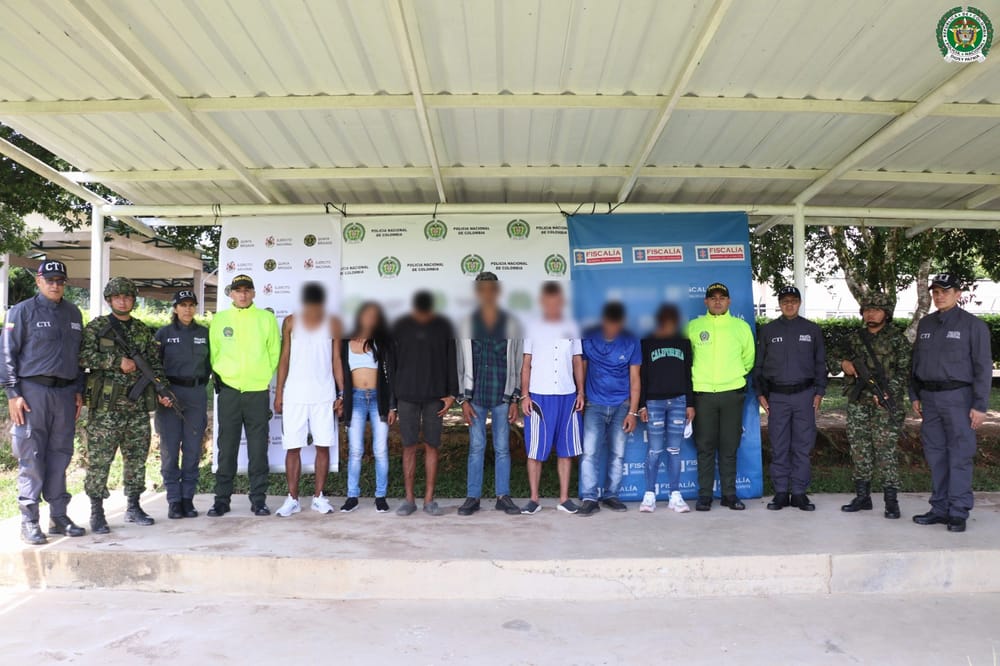 Capturan a siete presuntos expendedores de drogas en San Vicente de Chucurí imagen de la publicación