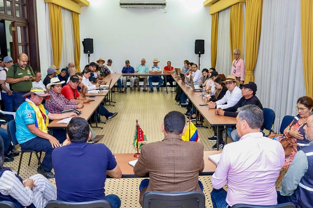 Gobernador de Santander media en paro campesino y pide presencia del Gobierno Nacional imagen de la publicación