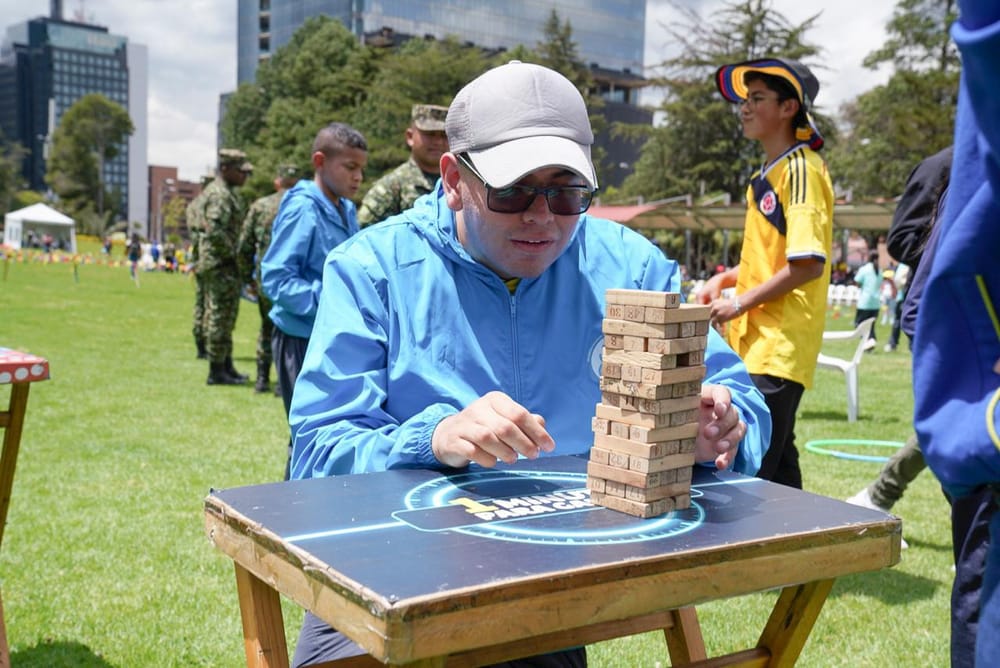 Ejército Nacional realizó juegos deportivos para niños con discapacidad imagen de la publicación