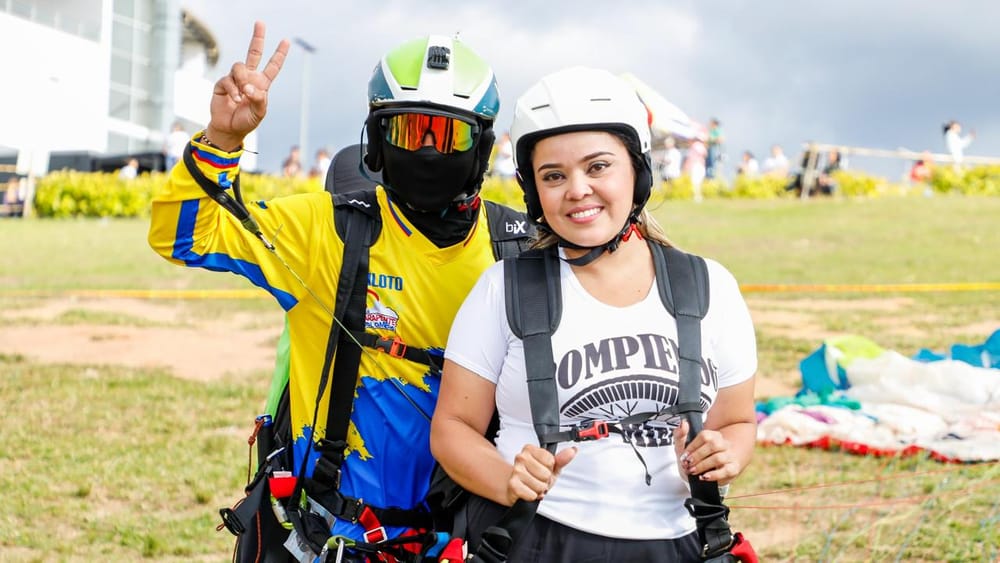Florideñas enfrentaron sus miedos desde el parapente imagen de la publicación