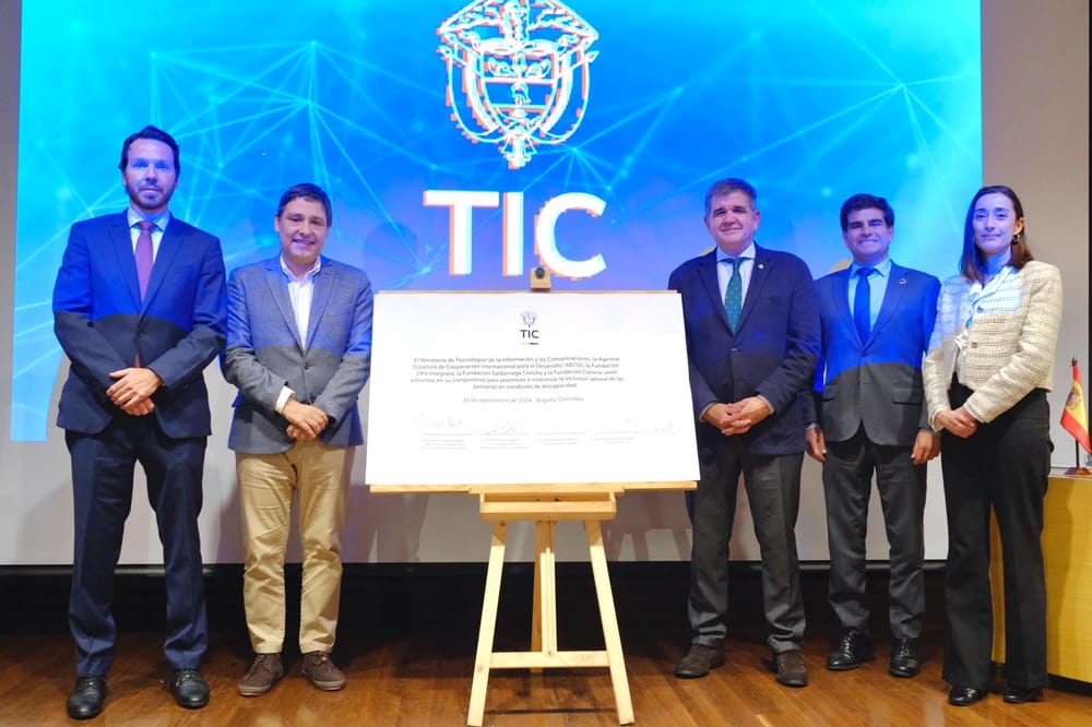 Colombia lanza iniciativa de inclusión digital para personas con discapacidad imagen de la publicación