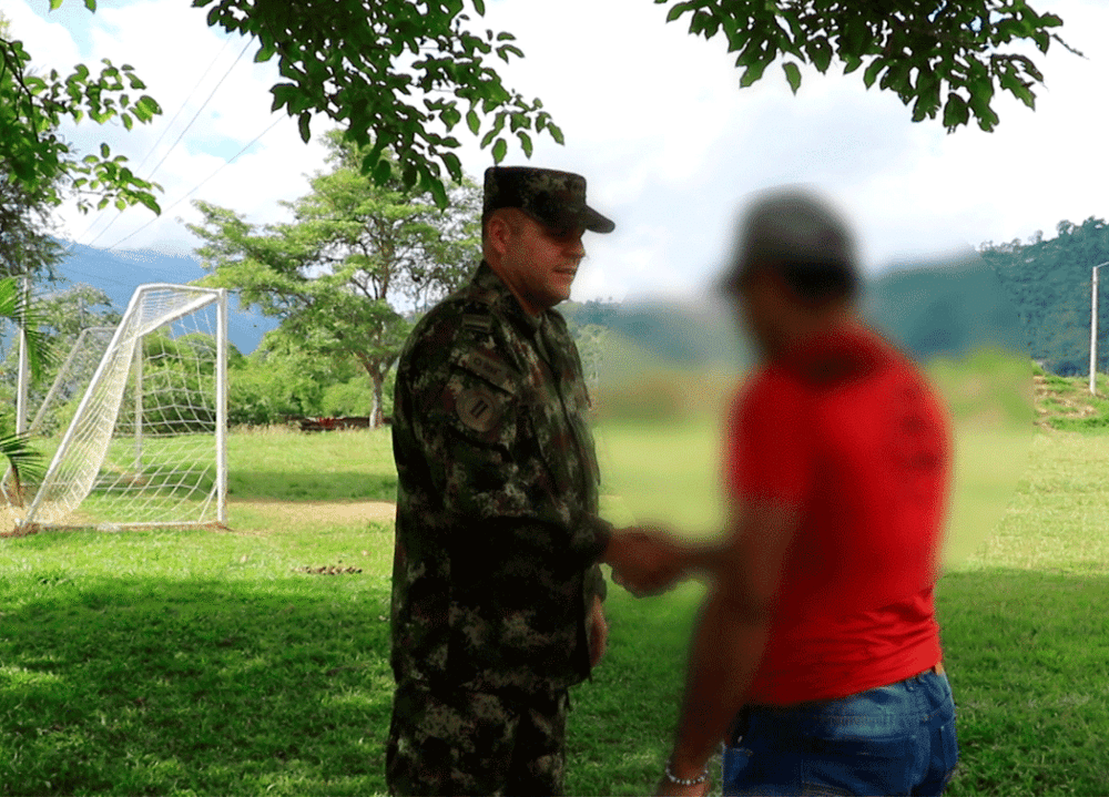 Integrante  ELN se presentó voluntariamente ante el Ejército Nacional en Santander imagen de la publicación