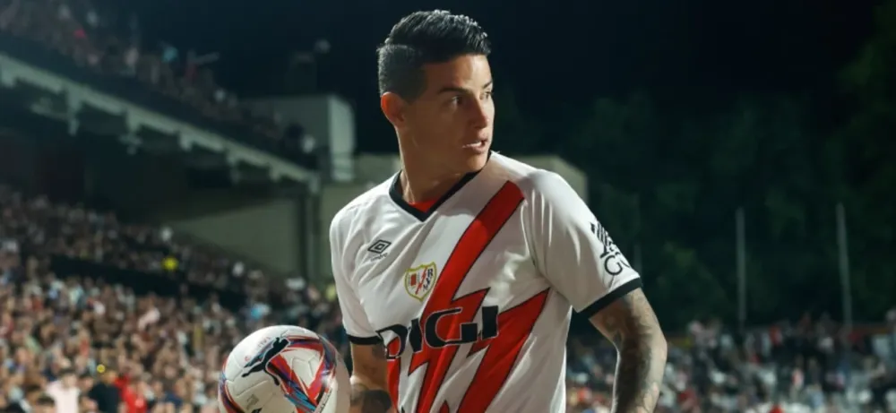 Críticas de hinchas a Rayo Vallecano por publicación de James Rodríguez imagen de la publicación