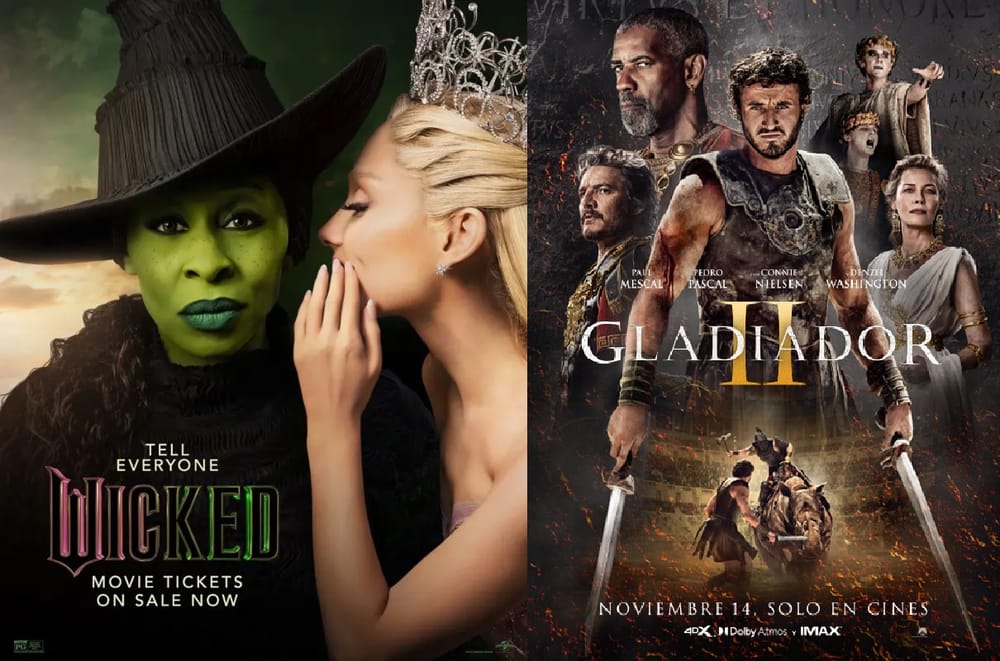 'Wicked' supera a 'Gladiador II' en taquilla y bate récords imagen de la publicación