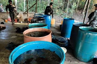 Aumenta incautación de insumos para la producción de cocaína en Colombia imagen de la publicación