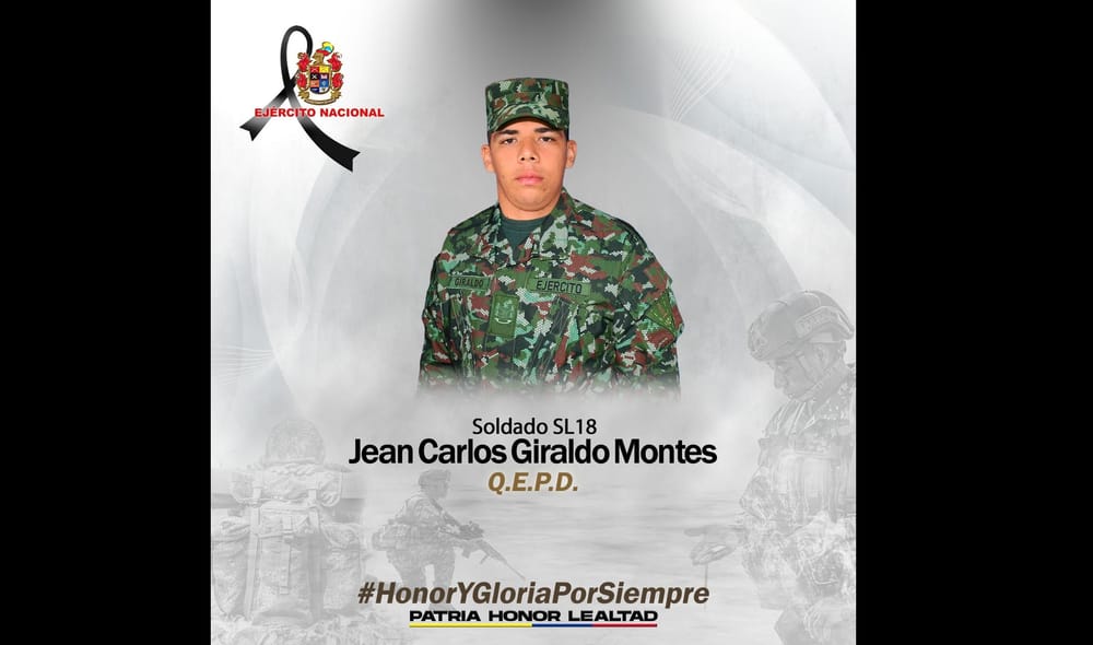 Esta es la identidad del soldado asesinado por el ELN en Norte de Santander imagen de la publicación