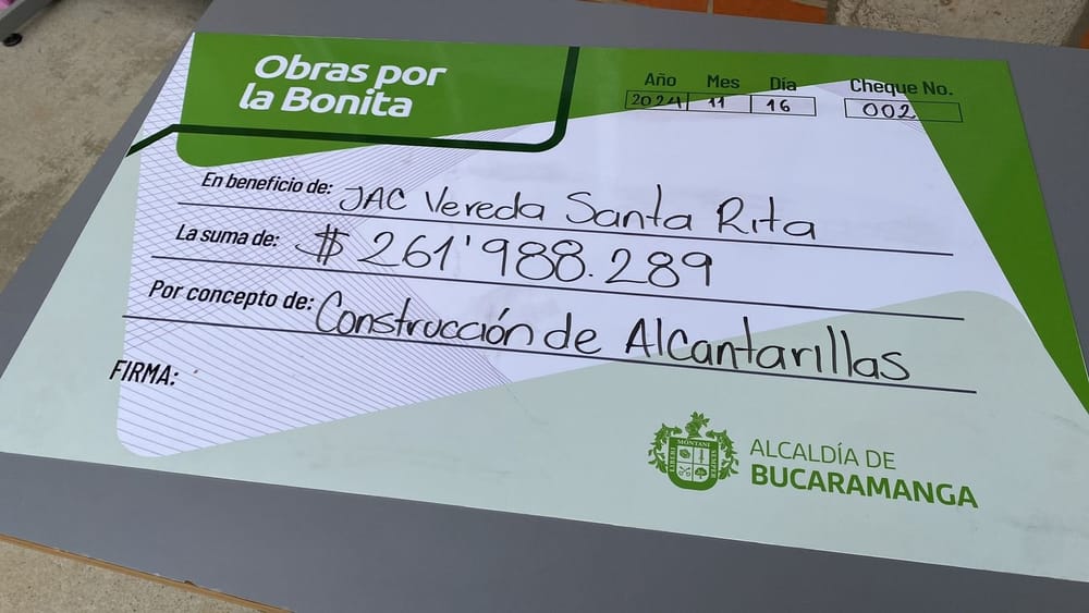 Alcalde Beltrán lleva “Obras por la Bonita” a las veredas de Bucaramanga imagen de la publicación