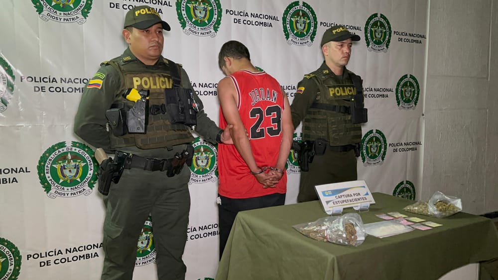César cayó cargado de 'droga' en Floridablanca imagen de la publicación