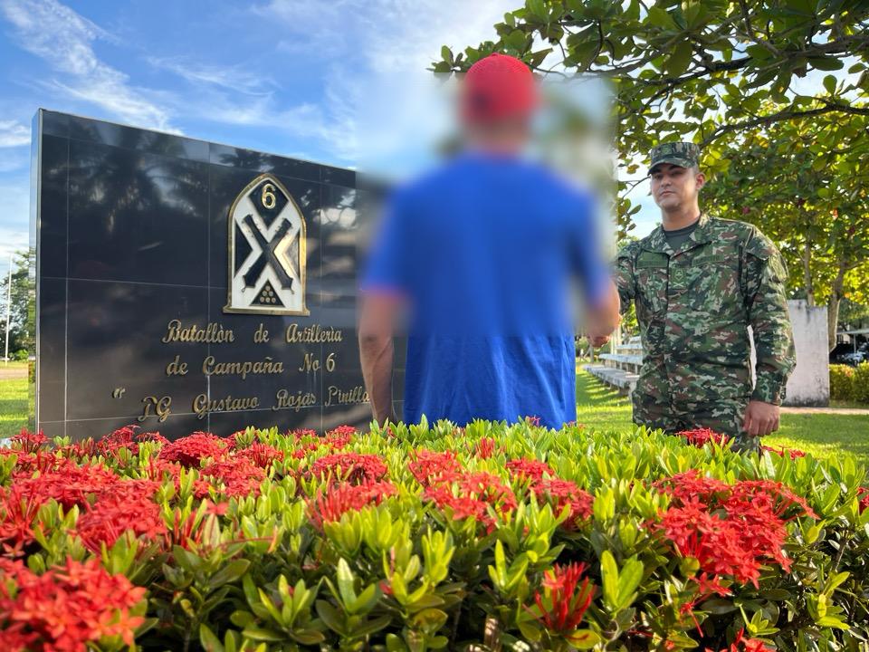 Miliciano se entregó al Ejército buscando nuevas oportunidades en Barrancabermeja imagen de la publicación