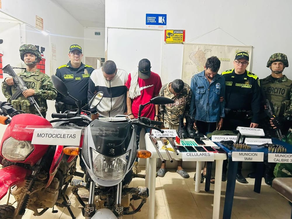 Banda criminal fue desarticulada en Simacota imagen de la publicación