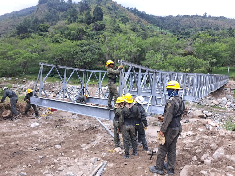 Nuevo puente militar mejorará tránsito en la vía Curos-Málaga imagen de la publicación