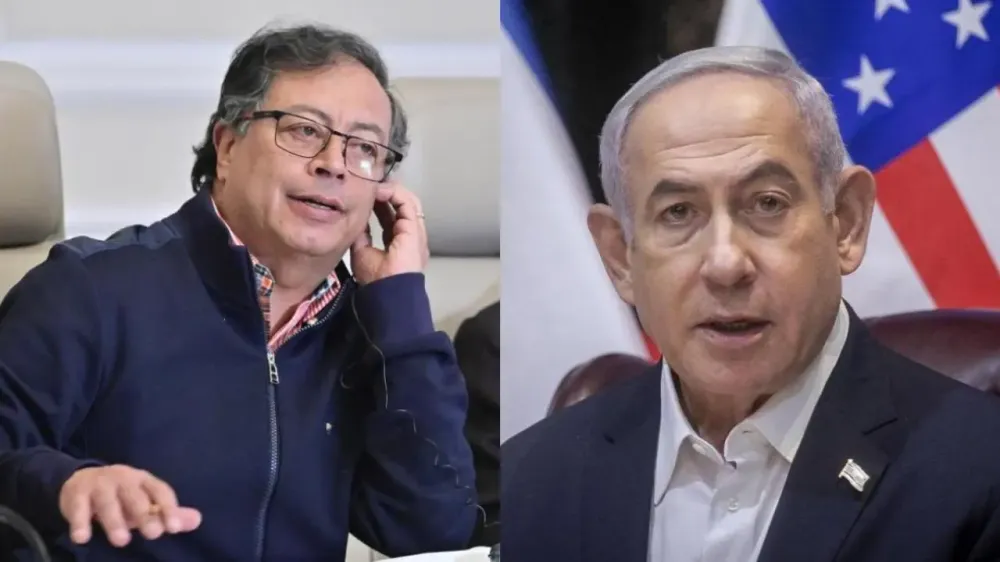 Petro: "Si Netanyahu cruza territorio colombiano, lo arrestaremos" imagen de la publicación