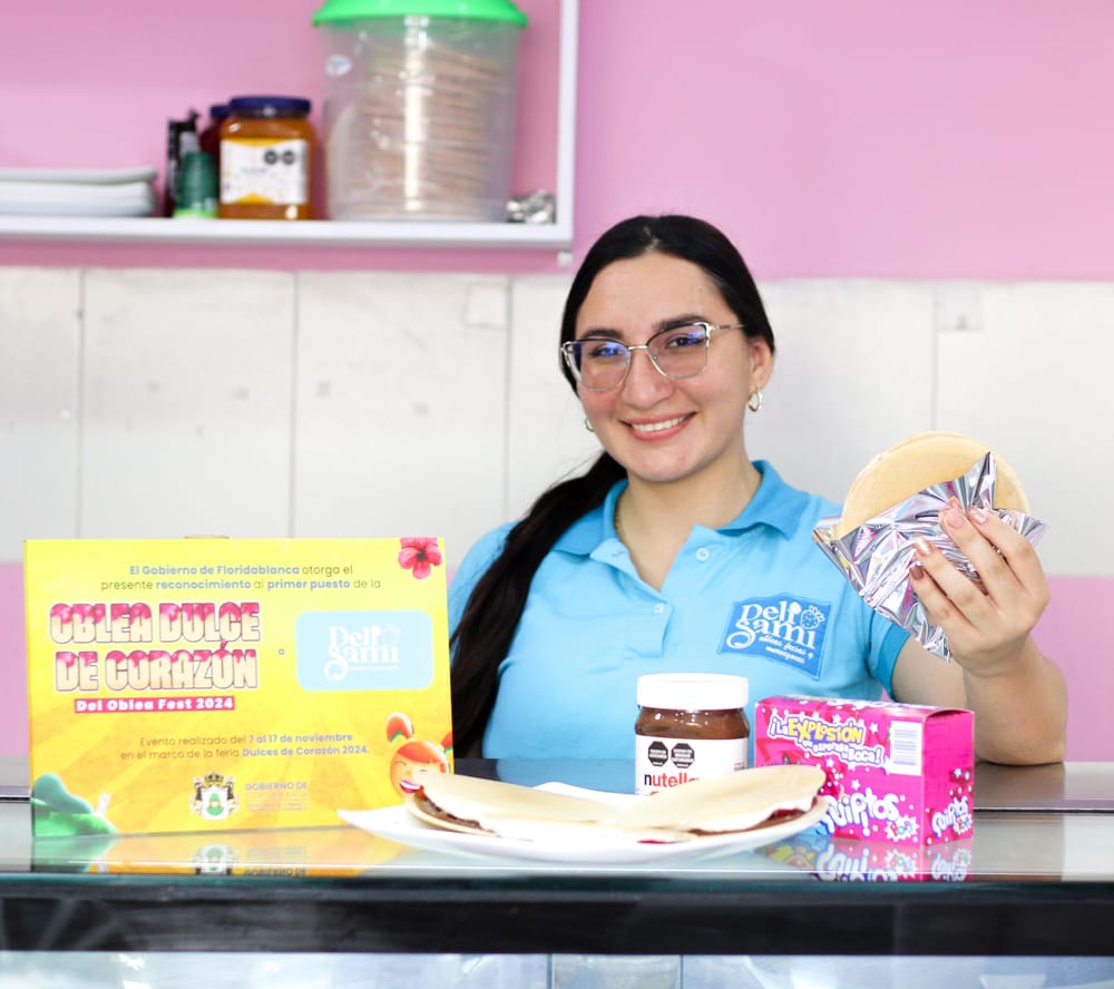 "Choco Fresa" se llevó el título de la mejor oblea en Floridablanca imagen de la publicación