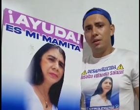 Sergio Delgado mantiene viva la búsqueda de su mamá en Barrancabermeja imagen de la publicación