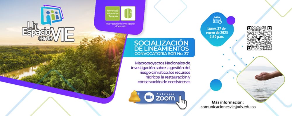 Participe en socialización de los lineamientos para la Convocatoria No. 37 del Sistema General de Regalías imagen de la publicación