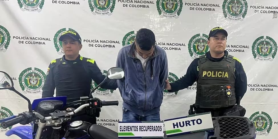 Capturado hombre por hurto de motocicleta en el barrio San Alonso, Bucaramanga imagen de la publicación