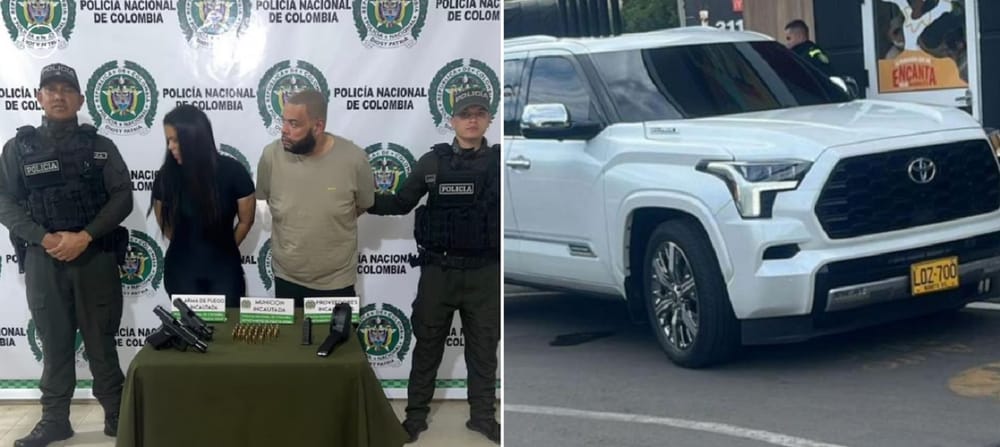 Capturado extranjero que se movilizaba armado en costosa camioneta imagen de la publicación