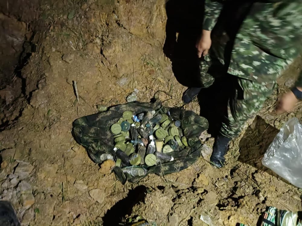 Ejército neutraliza una tonelada de explosivos del ELN en el Catatumbo imagen de la publicación